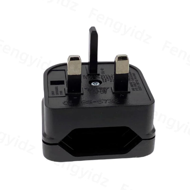 1Pc European Euro EU 2 Pin to UK 3Pin Power Socket Travel Plug Adapter Converter New