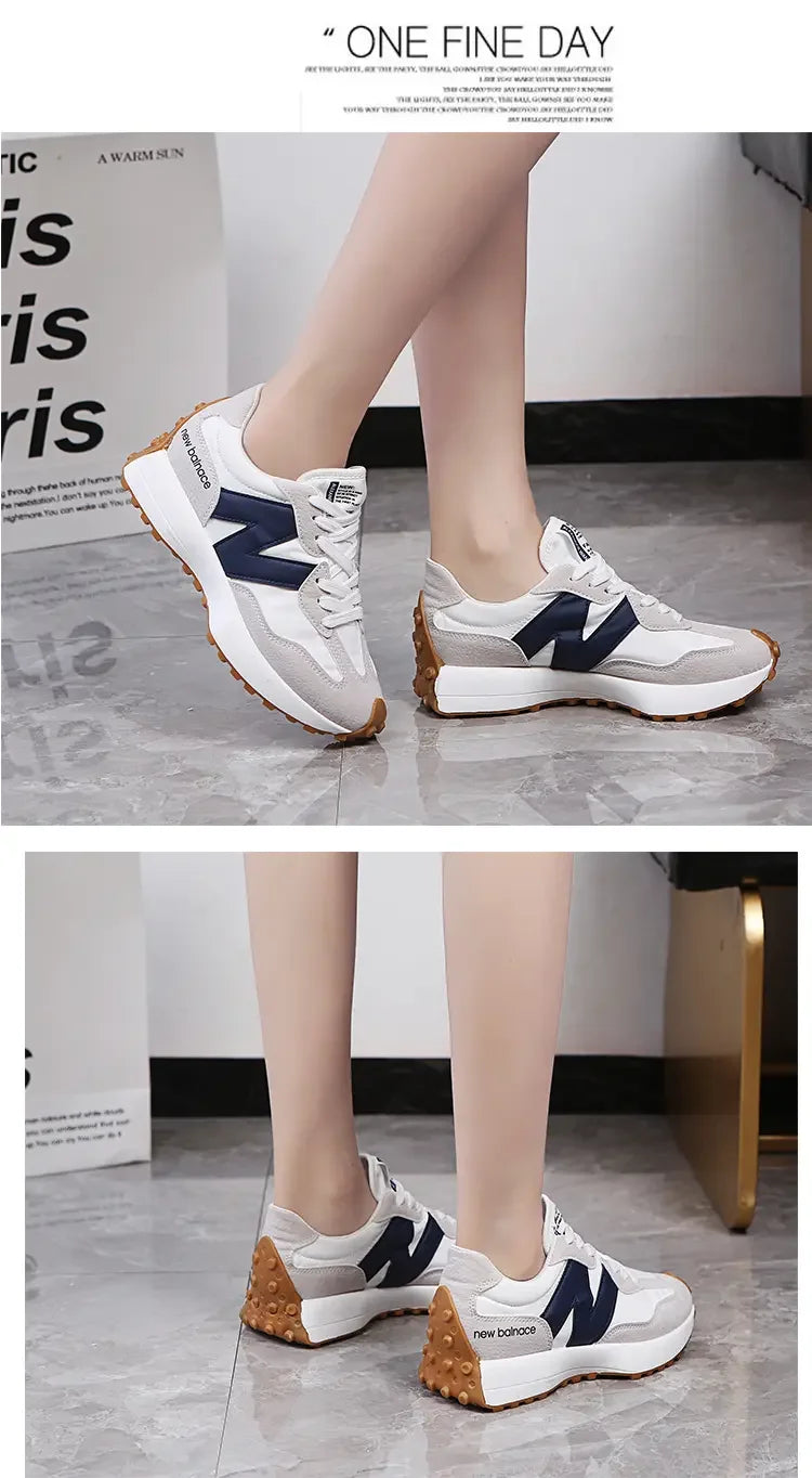 Women Sneakers 2025 New Spring Autumn Brand Luxury Vulcanize Shoes Casual Footwear Zapatillas Mujer Light Flat Breathable Shoes