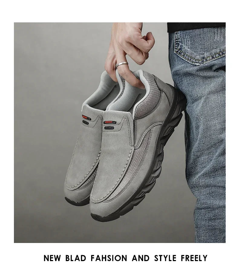 Men Walking Shoes Loafers Sneakers men 2024 New Fashion Handmade Retro Leisure Loafers Shoes Zapatos Casuales Hombres Men Shoes