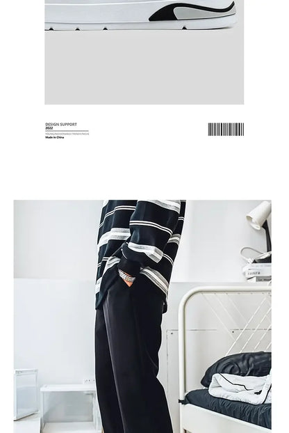 Men's Shoes Autumn Casual Shoes Soft Soled Sports Shoes New Trend Help Breathable Non-slip Board Shoes Fashion Shoes Board Shoes