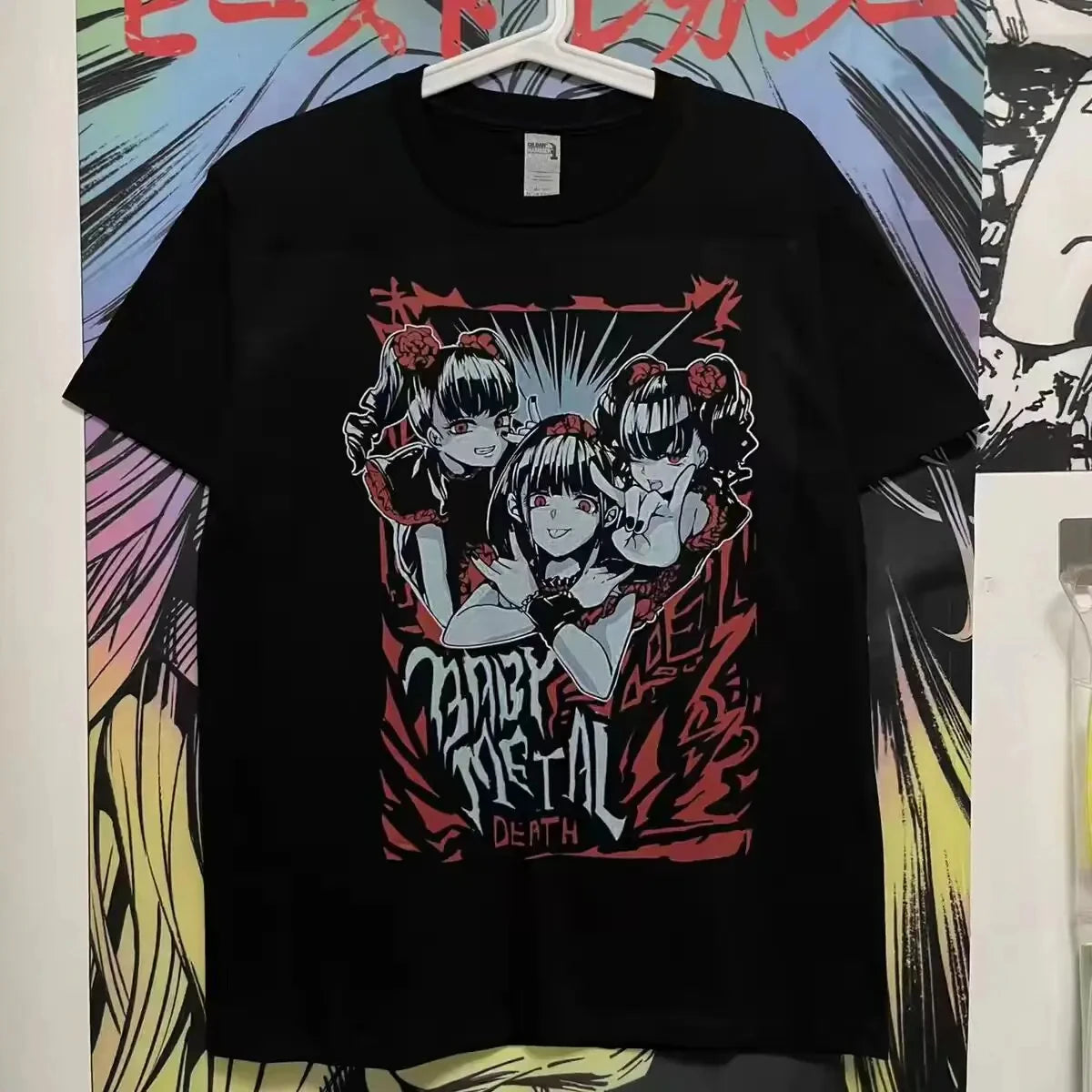 Babymetal Graphic Rock Band Tee 0361 Edition Unisex Y2K Short Sleeve Top