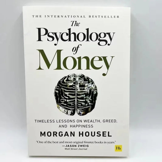 The Psychology of Money Books for Adults, Timeless Lessons on Wealth, Greed Happiness Business Books