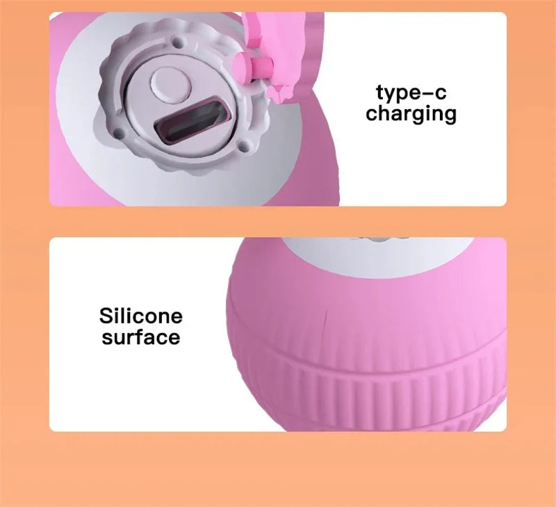 Cat Interactive Ball Training Self-moving Kitten Electric Cat Ball Toys Electronic Automatic Rolling Magic Ball Toys for Cat