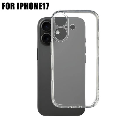 Transparent Phone Case High Definition Shockproof Corner Protection Phone Covers for IPhone 17 ProMax/17 Air/17 Pro/17