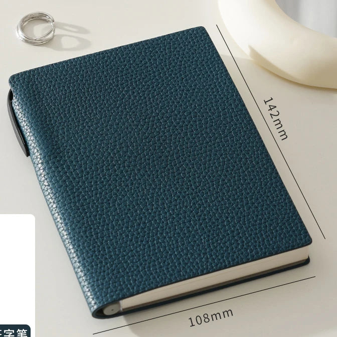 Business Office Custom Letters Notebook A6 School Student Leather Fashion Diary Books Portable Luxury Note Book Engraving Gift