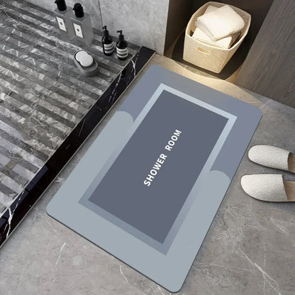 Bathroom Rug, Non - slip Entrance Doormat, Instant Drying Mat, Super Absorbent, Nappa Skin Floor Mat, Toilet Carpet, Home Decor