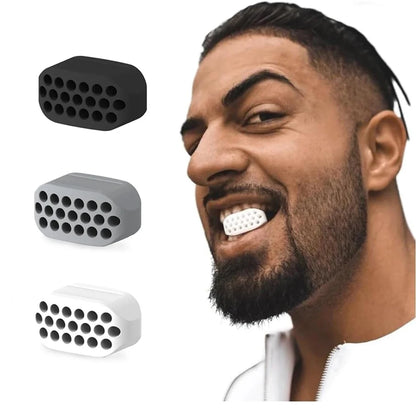 Jawline Exerciser for Man and Woman Silicone Jaw Exerciser Gum Tablets Jaw Trainer & Jaw Exerciser Shaper for Beginner, Intermed