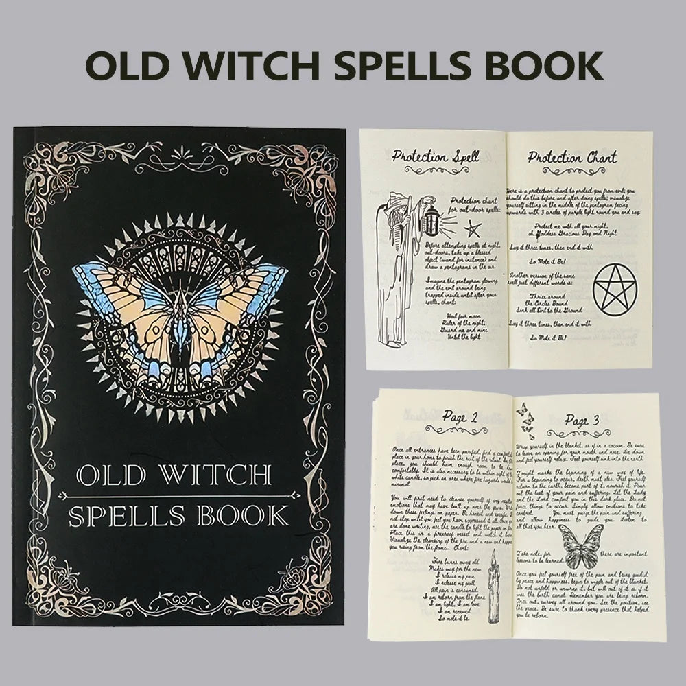 Magic Spell Books for Teens & Adults，for Halloween, Christmas, Birthday Gifts, Tabletop RPG Game Accessories