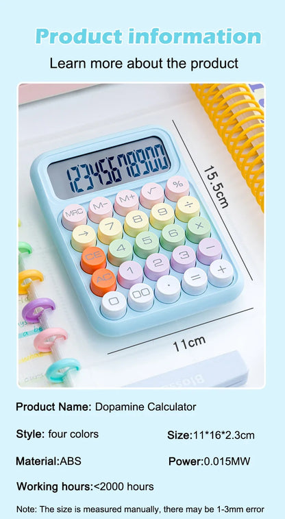 Calculator Dopamine Candy Color High Value Multifunctional Calculator for College Students Children Learning