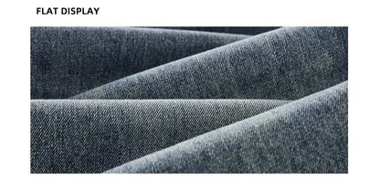 New Men's Ripped Jeans Baggy Straight Fashion Vintage Blue Denim Pants Personality Streetwear Hip Hop High Quality Male Trousers