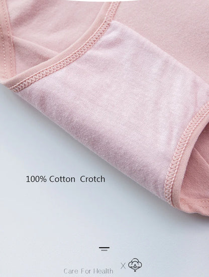 4Pcs High Waist Panties Women Breathable Cotton Underwear Plus Size M-5XL Girls Briefs Sexy Ladies Slimming Underpants