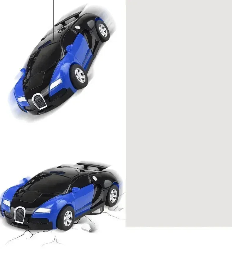 Transforming Inertial Car with Collision Technology: Autobot Robot Car for Boys