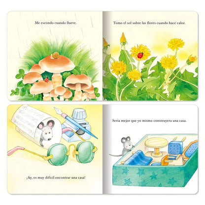 Spanish series A Set Of 10 Baby Bedtime Fairy Tale Early Education Books Children's Enlightenment Color Picture Reading Toy Gift