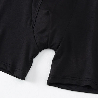 5/10 Pack Multi-size Teenagers To Adults Men's Boyshort Leisure Sports Joker Elastic Waist Long Men's Underwear Can Be Parent-ch