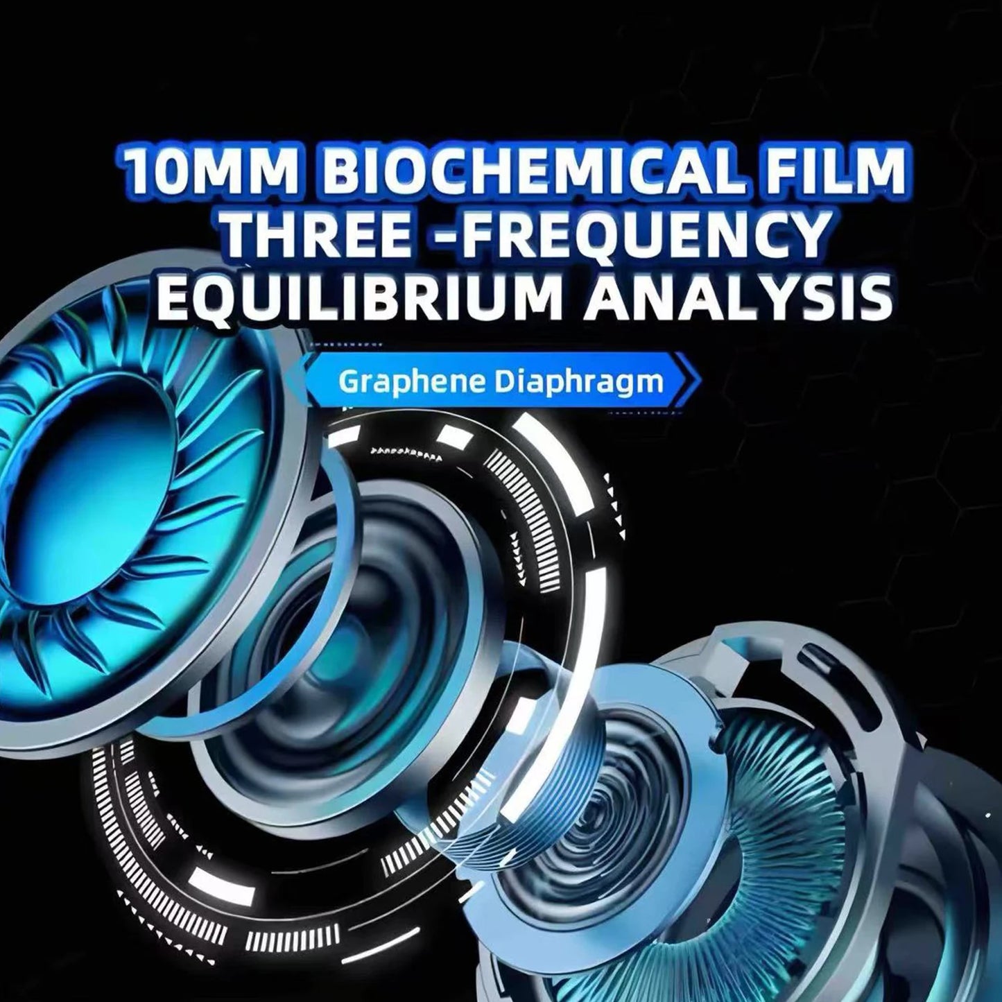 سماعات أذن رياضية GM02 بلوتوث 5.3 لاسلكية للألعاب مع ميكروفون وسماعات موسيقى ثنائية الوضع جديدة