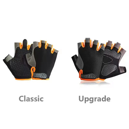 Breathable Anti-Slip Half Finger Gloves for Fitness Cycling Summer Gym Cycling Gloves for Men And Women Bicycle Riding Fishing