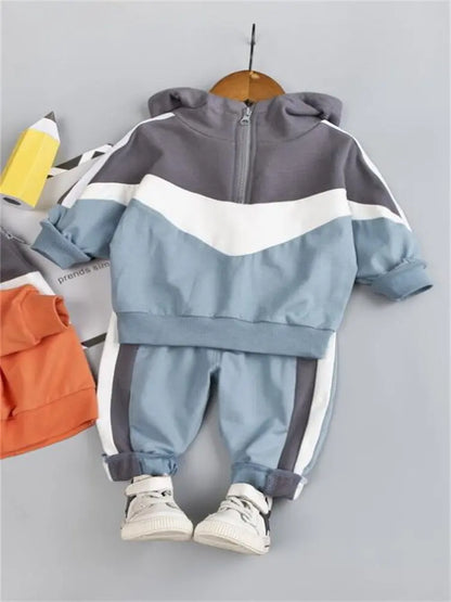 Kids Kids Clothes Children Cartoon Hooded Jackets Pants 2Pcs/Set Toddler Fashion Cotton Clothing Infant Tracksuits 0-5 Years