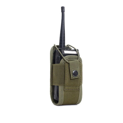 Hoyoo outdoor tactical walkie talkie case MOLLE accessory package multifunctional walkie talkie external protective cover camouf