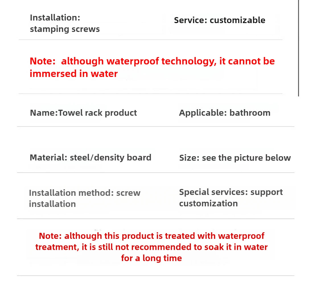 Bathroom Towel Rack Made of Iron and Wooden Wall Mounted Shampoo Shelf Shower Holder Toilet Storage Bar Hardware Accessories