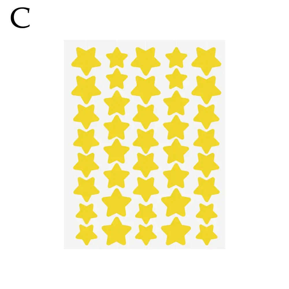 40pcs Colorful PE Pimple Patches Cute Star Shaped Pimple Cover Sticker Invisible Pimple Cover Removal Pimple Patch