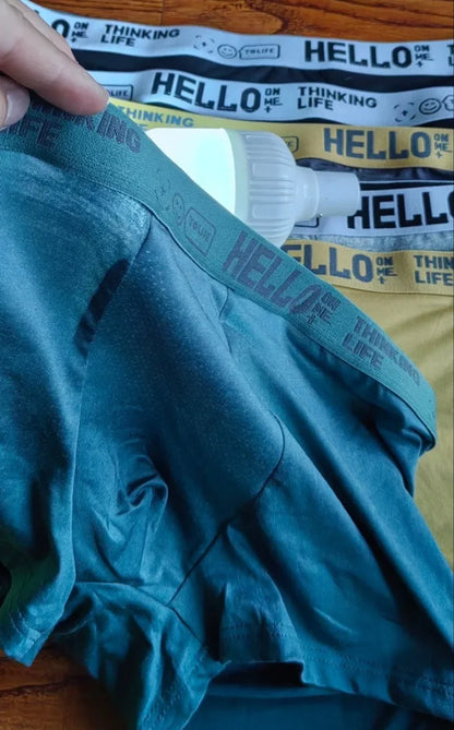 6Pcs Men Underwear Boys Cotton Underpants Male Pure Men Panties Shorts Breathable Boxer Shorts Comfortable soft Plus size