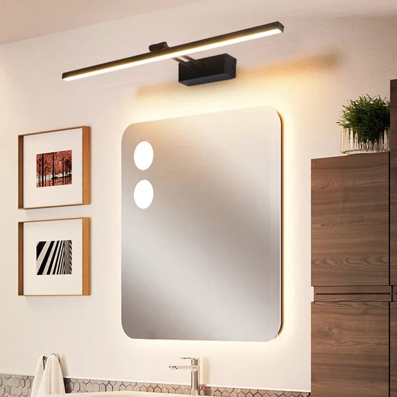 bath mirrors bathroom vanity waterproof led light mirror lamp for makeup mirrors with lights Led Mirror Light Wall Sconces