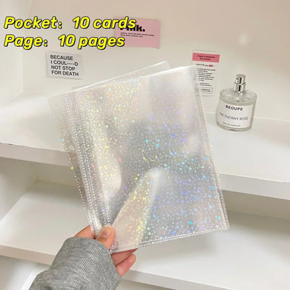 10pcs 1-4 Grids Transparent Inlay Idol Card Collect Book Inner Page Inner Kpop Binder Photocard Holder Photocard Binder 포토카드 바인더