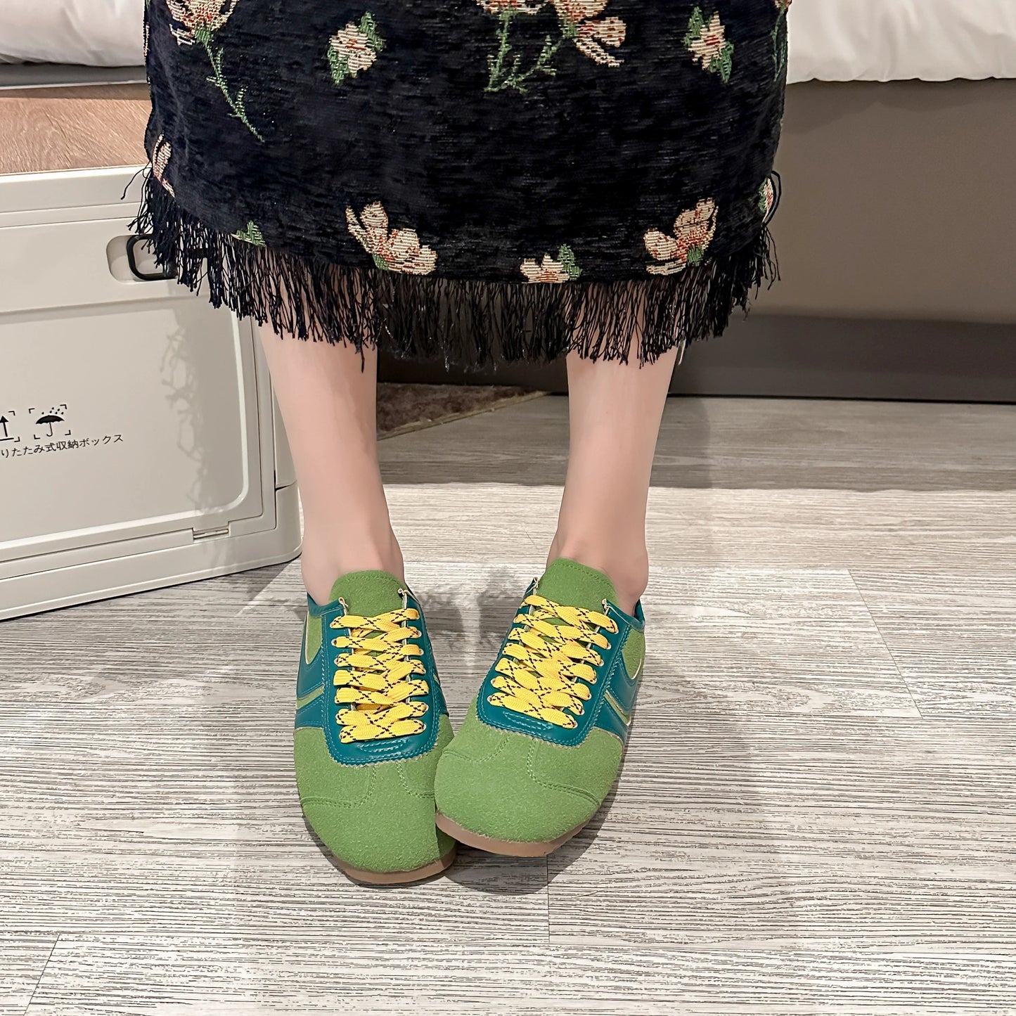 Shoes for Women 2025 Spring Autumn New Genuine Leather Ladies Moral Training Vulcanized shoes Retro Casual Flat Women's Sneakers