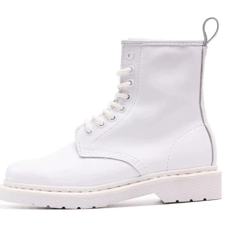 أحذية نسائية 2024 أحذية نسائية برباط للخريف بأصابع مستديرة ومنصة قصيرة صلبة مقاومة للماء وعصرية أحذية عارية