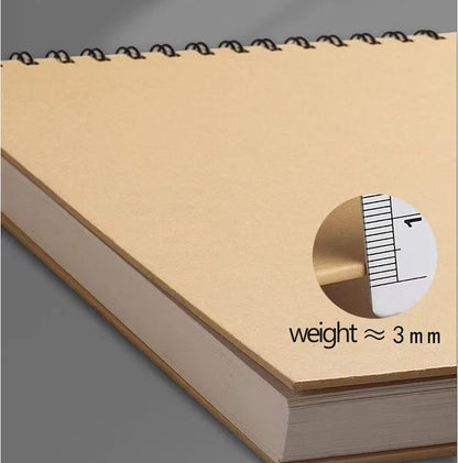 A3/A4/A5/8k/16k Sketchbook Thick Paper 160 GSM Notebook for painting DIY Creative Practice Drawing Art School Supplies