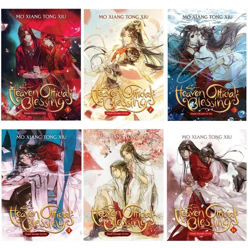1-4 / 1-6 / 1-7 Volume Tian Guan Ci Fu Genuine English Novel Heaven Official Blessing Mo Xiang Tong Xiu Novel Comic