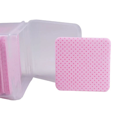 200pcs Wipes Paper Cotton Eyelash Glue Remover Wipe Mouth Of The Glue Bottle Prevent Clogging Glue Cleaner Pads Lash Extension