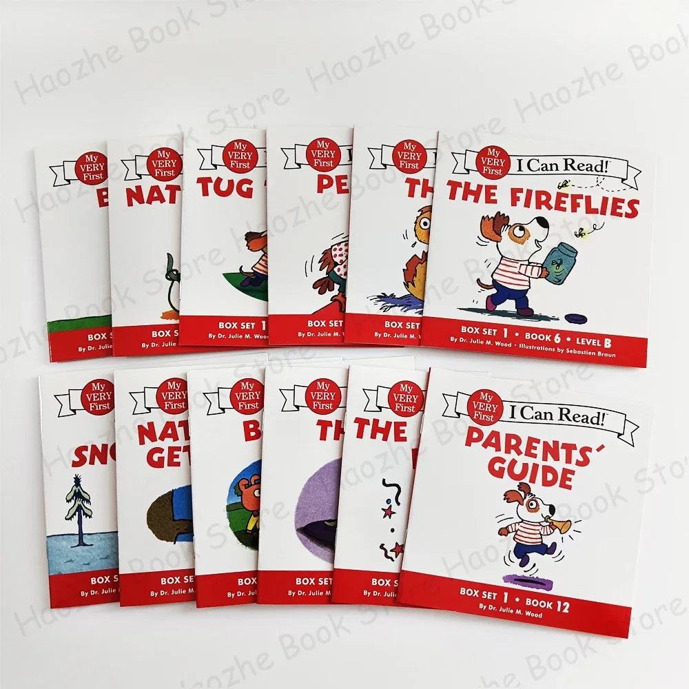 12 Books Set My Very First I Can Read English Picture Book for Beginner Pocket Book for Children Kids Montessori Bedtime Reading