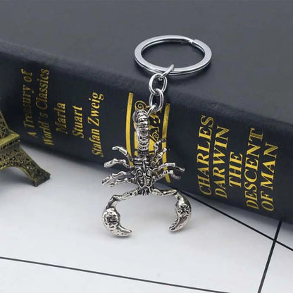 For Men Punk Animal Interior Accessories Bag Pendant Scorpion King Shape Key Rings Car Key Chain Keyfob Keychain