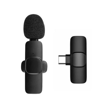 VIKEFON Microphone Wireless Lavalier for Live Streaming/YouTube/TikTok/Facebook Live Noise Reduction Mic For iPhone/Android