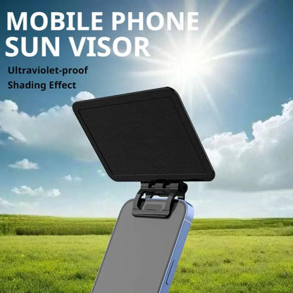 Mobile Phone Sun Visor Uv Protection Phone Screen Universal Smartphone Sunshade Cover For Outdoor Use For Smartphones ﻿