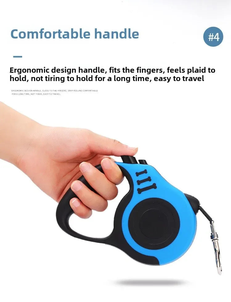 3m 5m Dog Leash Strong Nylon Puppy Lead For Small Medium Large Dogs Cats Automatic Retractable Durable Yorkshire Pet Supplies