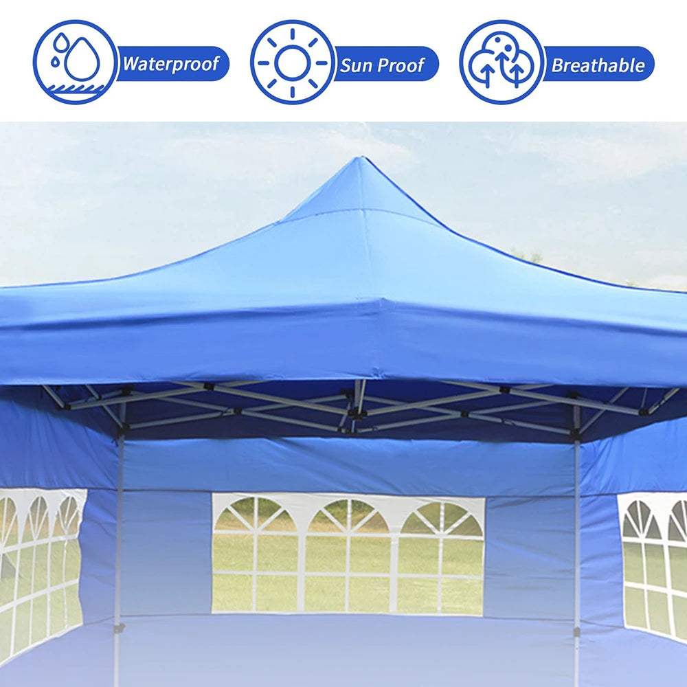 Tent Curtain with Window Tent Sidewall For Outdoor Activities Champing Waterproof Wear-Resistant UV Resistant Removable Canopy