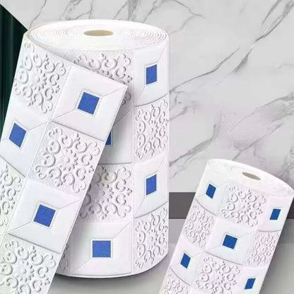 70cmx2m Meter Foam 3D Wall Stickers Self Adhesive Panel Home Decor Living Room Bedroom House Decoration Bathroom Brick Wallpaper