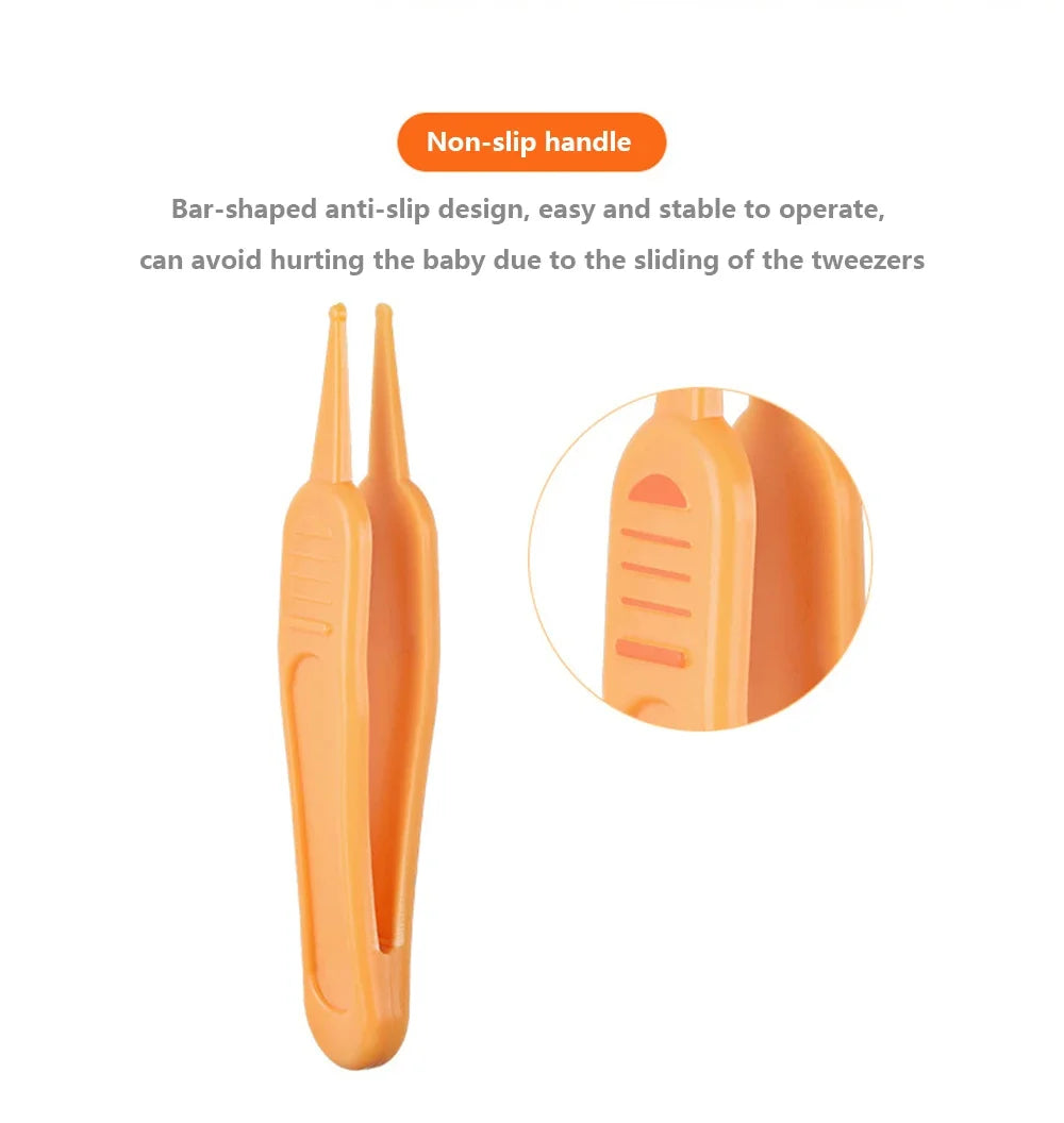 Cavity Care Ear Nose Navel Clean Baby Dig Booger Clip InfantsTools Kids Safety Tweezers Cleaning Forceps Toddler Nasal