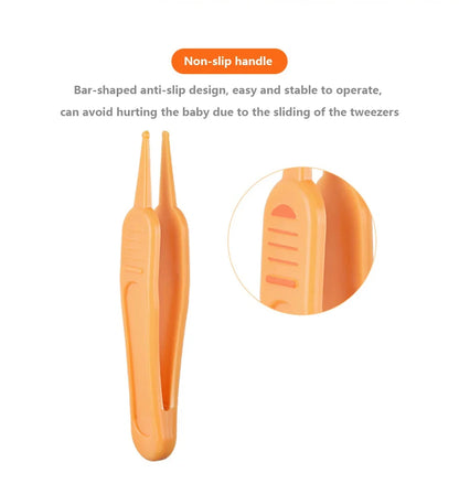 Cavity Care Ear Nose Navel Clean Baby Dig Booger Clip InfantsTools Kids Safety Tweezers Cleaning Forceps Toddler Nasal