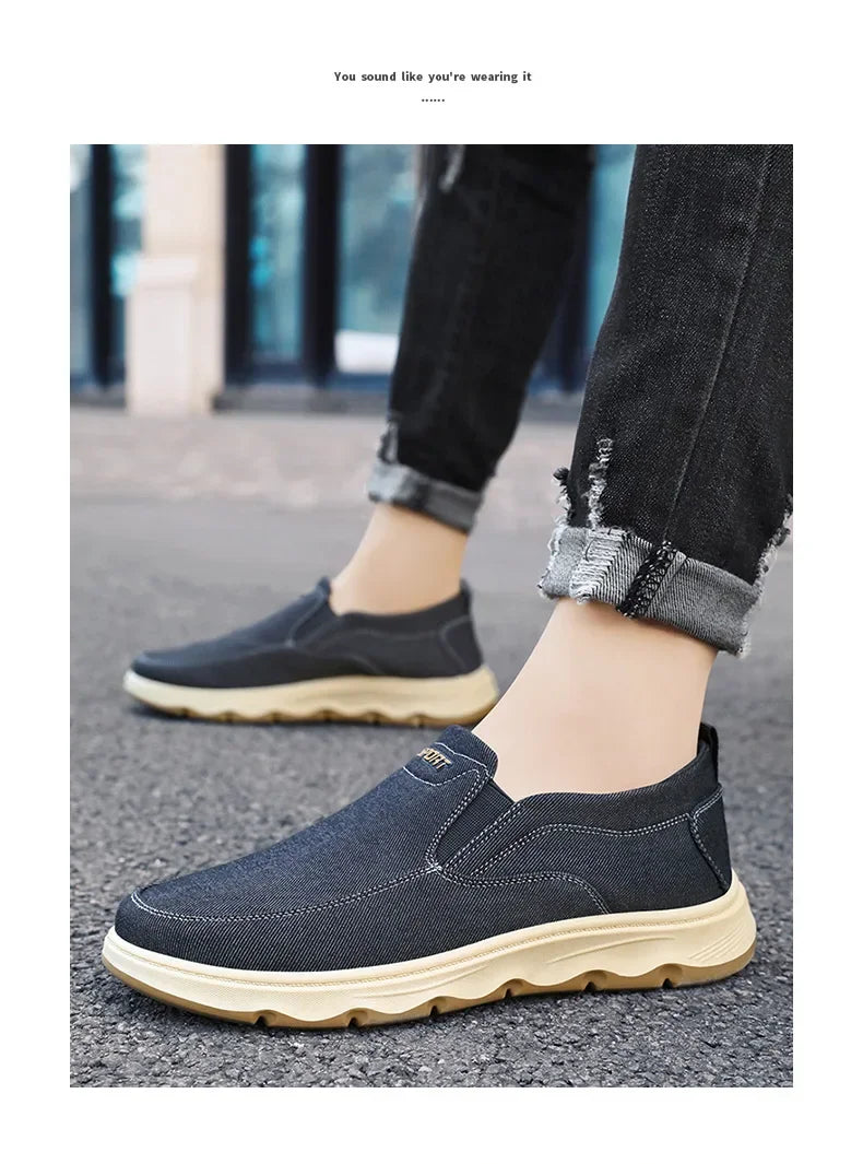 Shoes for men, 2024 autumn new single shoes, British style bean shoes, dad shoes, one foot casual shoes