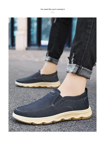 Shoes for men, 2024 autumn new single shoes, British style bean shoes, dad shoes, one foot casual shoes