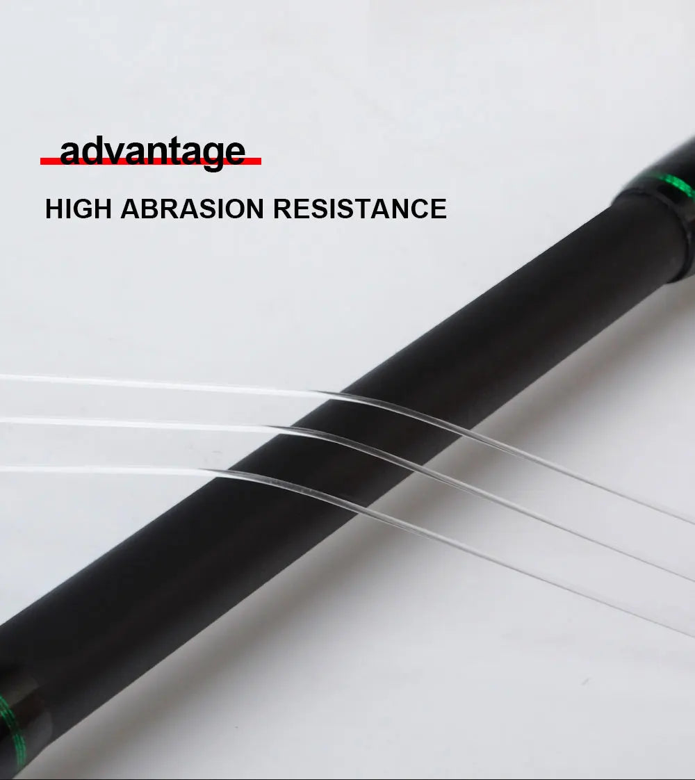 خيط صيد FTK 100M مطلي بالفلوروكربون، 0.14 مم - 0.5 مم، 4.13 رطل - 34.32 رطل، خيط صيد سمك الشبوط أحادي الشعيرات من ألياف الكربون، خيط صيد غاطس