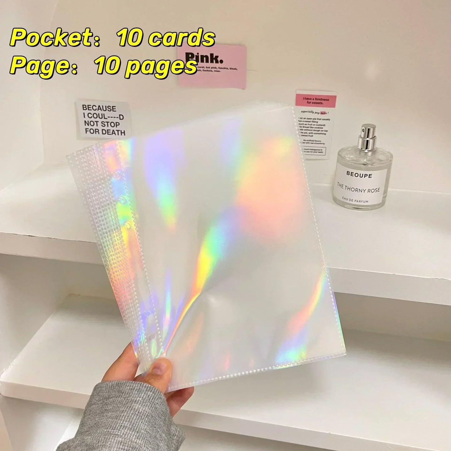 10pcs 1-4 Grids Transparent Inlay Idol Card Collect Book Inner Page Inner Kpop Binder Photocard Holder Photocard Binder 포토카드 바인더