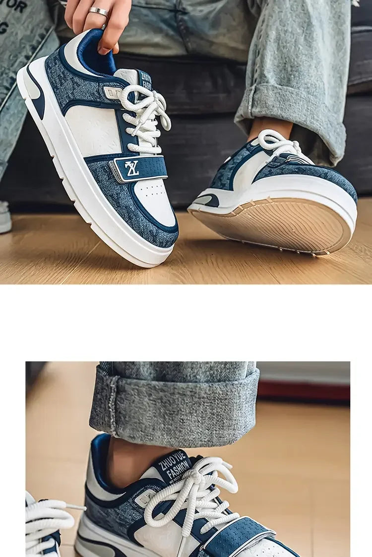 Men's Shoes Autumn Casual Shoes Soft Soled Sports Shoes New Trend Help Breathable Non-slip Board Shoes Fashion Shoes Board Shoes