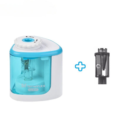 Portable Pencil Sharpener Electric Manual 2 in 1 Automatic Pencil Sharpener Kids Adults Auto Pencil Sharpener Stationery