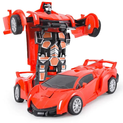 Transforming Inertial Car with Collision Technology: Autobot Robot Car for Boys