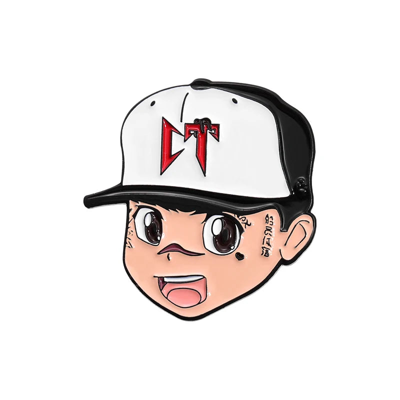 Retro Mexican Metal Hat Clip Pins Enamel Pins Cartoon Sloth Boy Baseball Cap Golf Cap Hat Badge Accessories Fashion Jewelry Gift