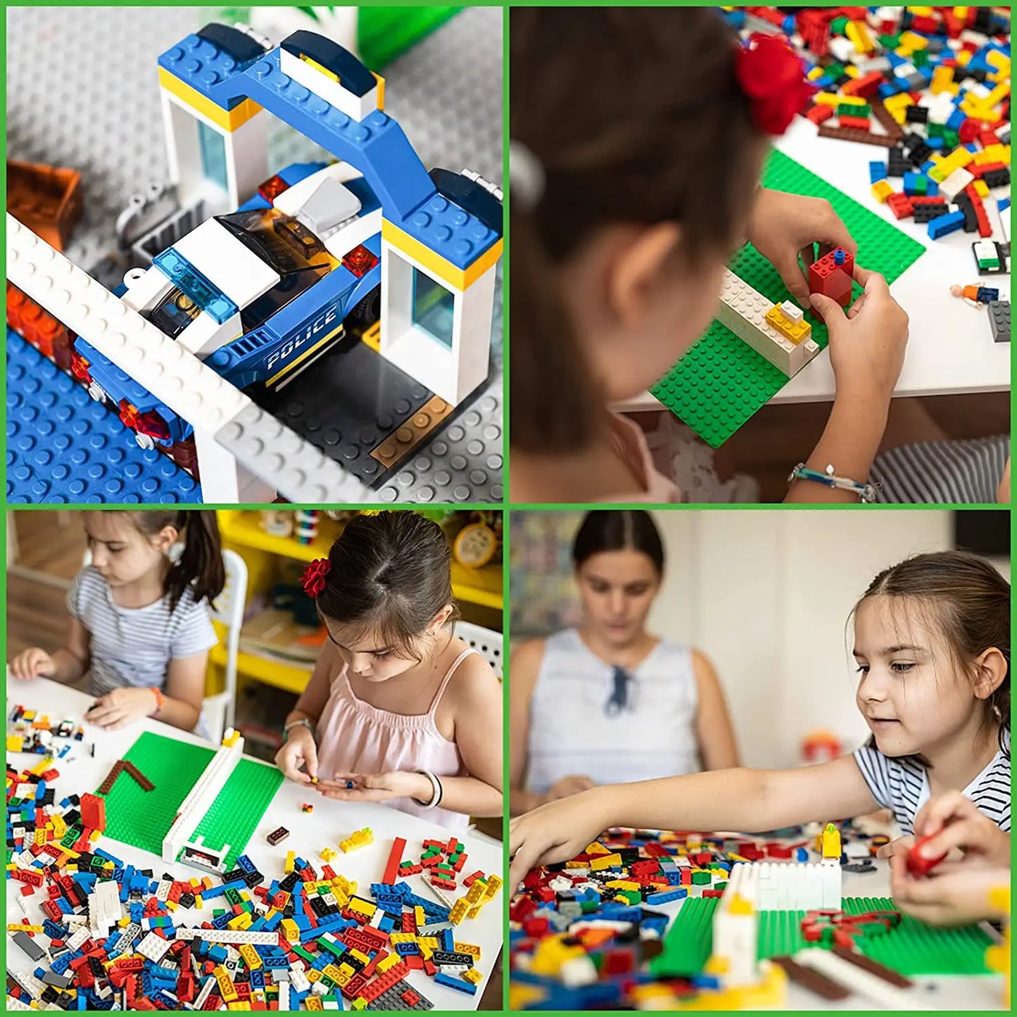 32x32 16x16 Dots Styles Plastic Assembly Blocks Base Plates Figures City Classic Toys Building  Baseplates  For Children Gift